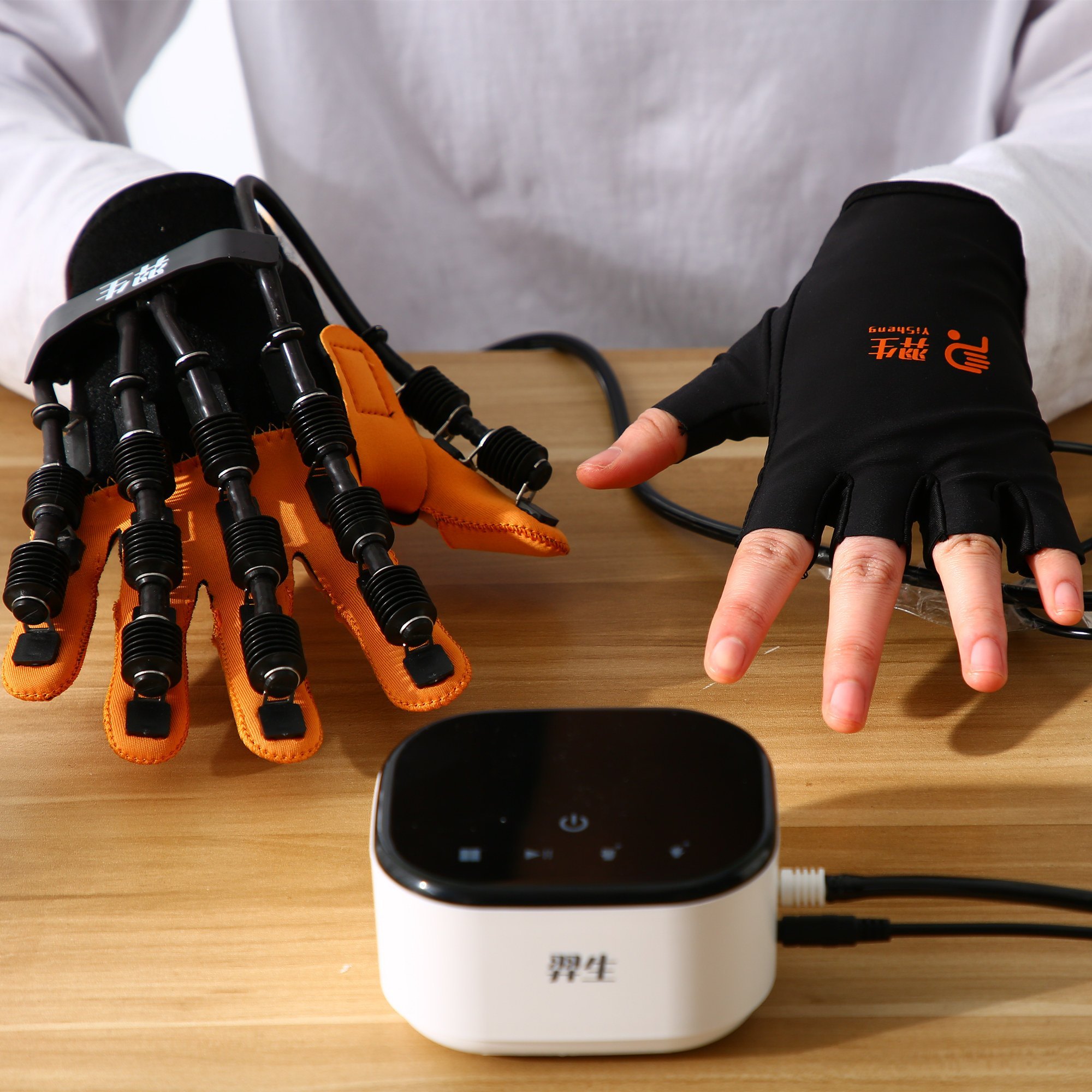 Robotic Hand Therapy Session