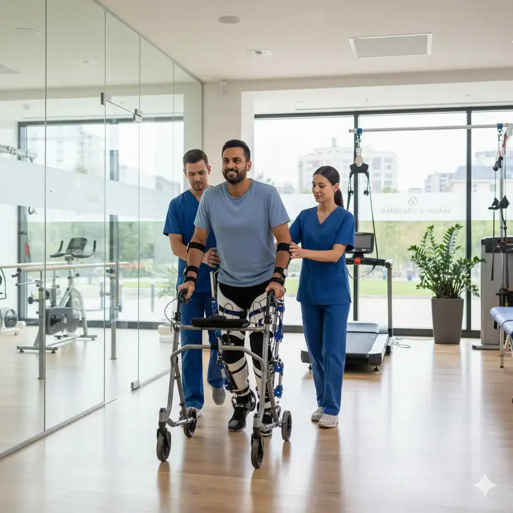 Spinal Injury Physiotherapy Session